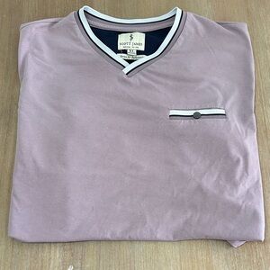 Scott James Lavender V-Neck Tee